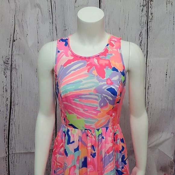 Lilly Pulitzer Sleeveless Kassia Playa Hermosa Dress. Size 0. - Picture 4 of 16